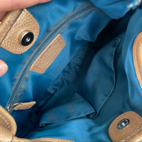 Coach Penelope Crossbody Bag Pewter Pebble Leather F16533 - Picture 13 of 14